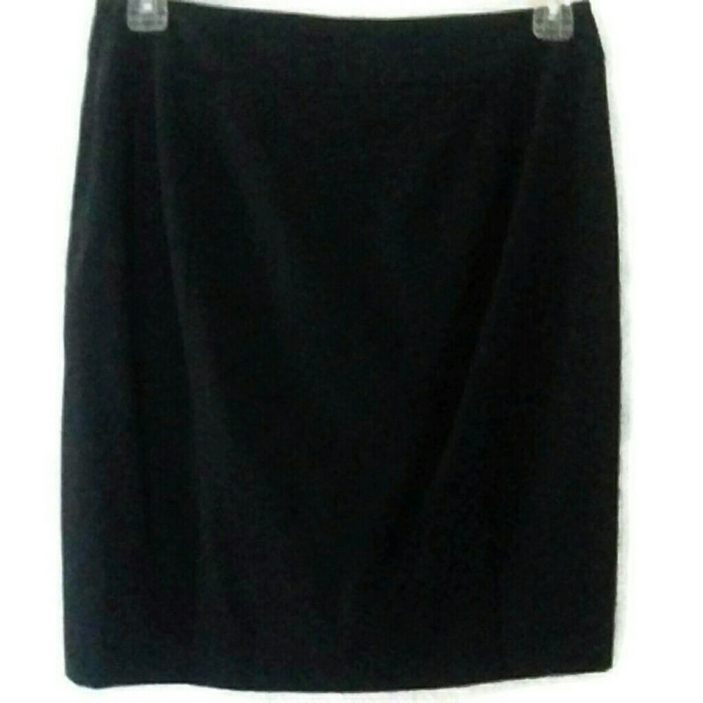 BANANA REPUBLIC Womens Stretch Pencil Skirt Black Size 2